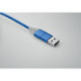 Laadimiskaablitega võtmehoidja Blue